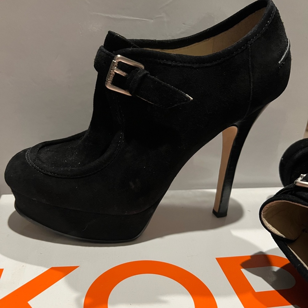 KORS by Michael KORS platform suede booties